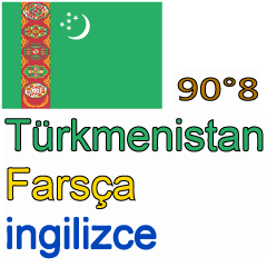 90°8 トルクメニスタン ペルシア語 英語