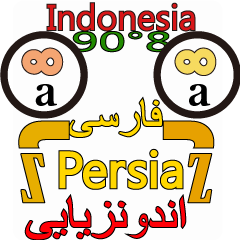 90°8 インドネシア .ペルシア語
